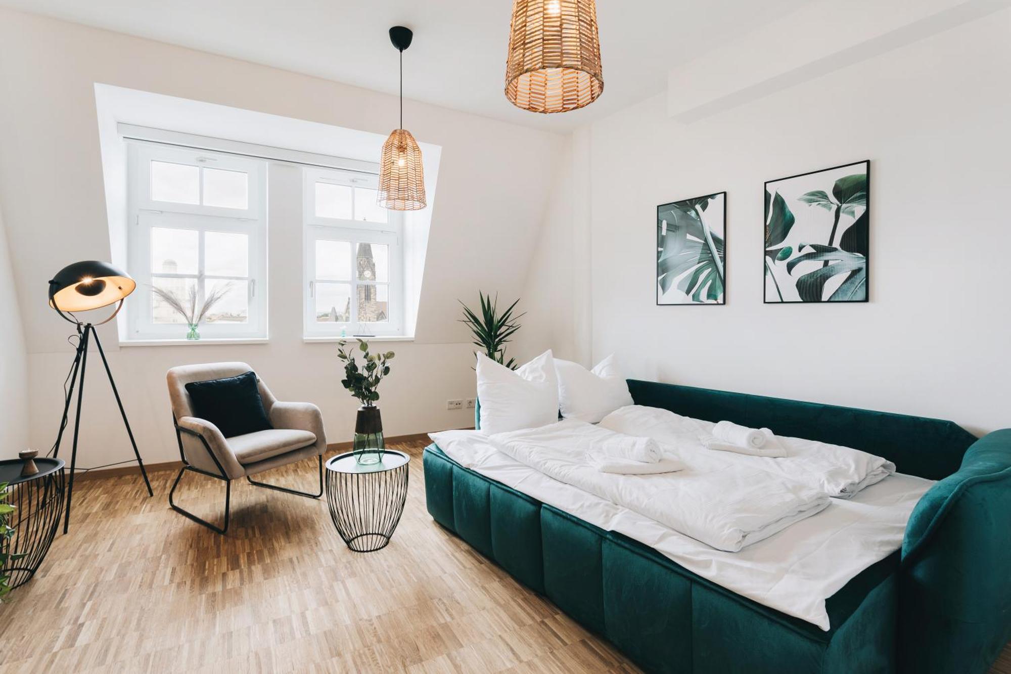 Oasis - Wohnen In - Netflix - Tiefgarage - Dachterrasse Apartment Dresden